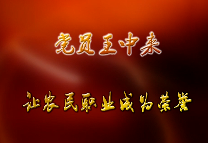 黨員王中來——讓農(nóng)民職...